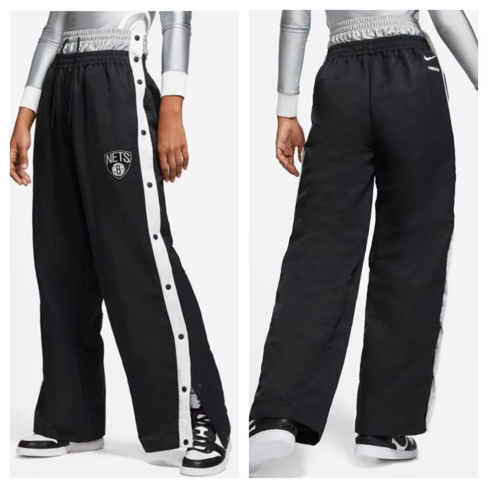 Nike x Ambush x NBA Brooklyn Nets Women's Tear Away Pants Large DB8589-010
